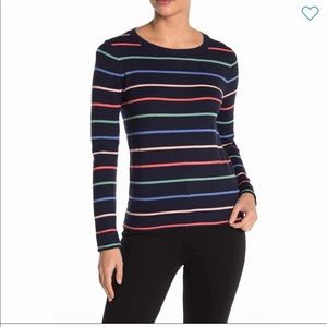 ✨JCREW Factory Teddy multi stripe sweater✨